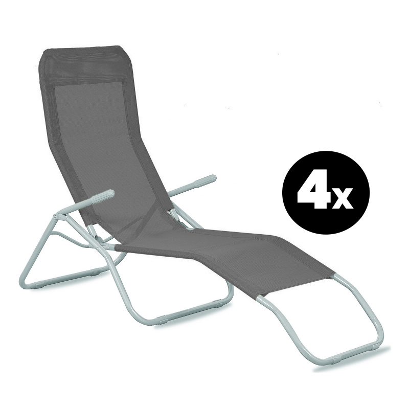 Aga 4x Kerti nyugágy SIESTA Szürke