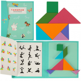 Aga Gyermek mágneses 3D puzzle - Tangram blokkok Aga Gyermek mágneses 3D puzzle - Tangram blokkok