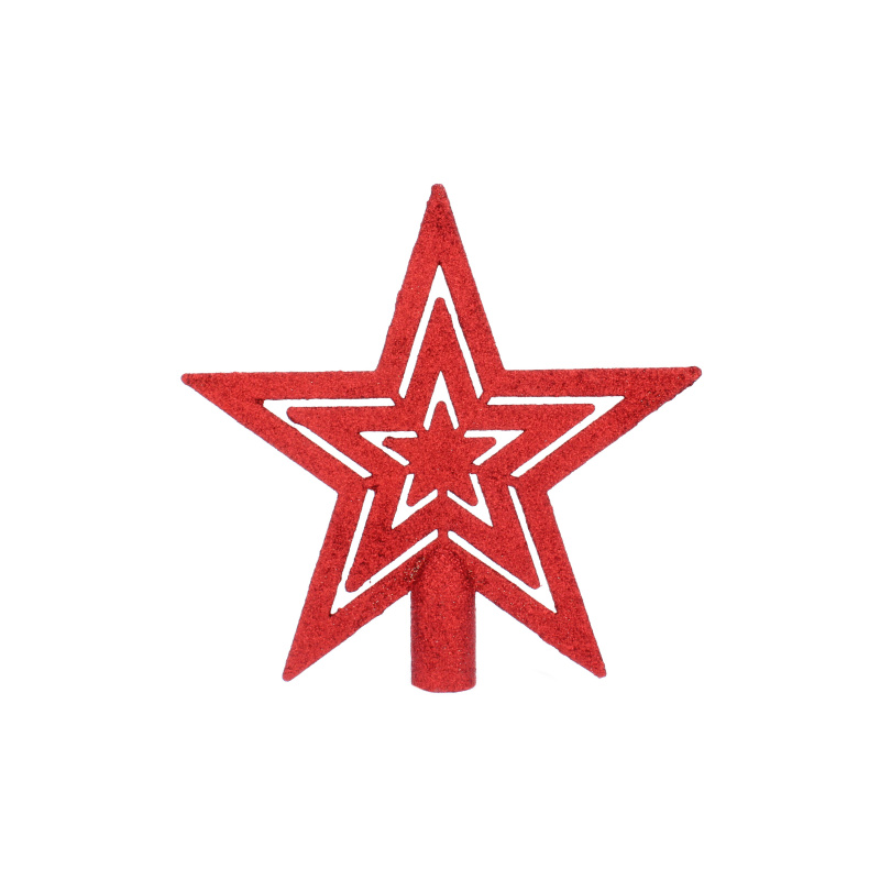 Aga Karácsonyi csillag a fára Piros