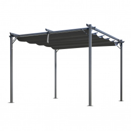 Aga Kerti pavilon 3x3 m Szürke