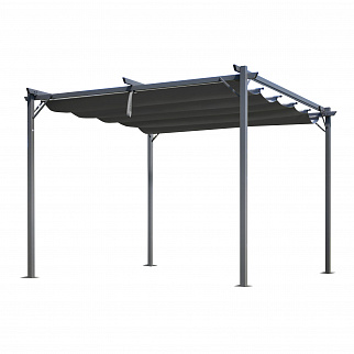 Aga Kerti pavilon 3x3 m Szürke