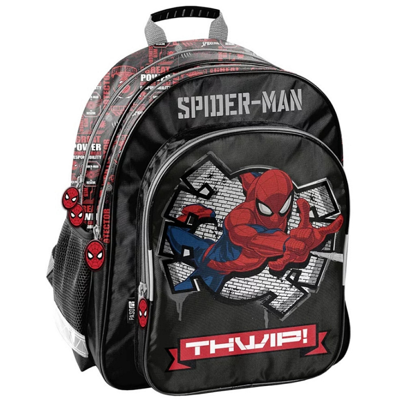 Paso háromrekeszes iskolatáska Spider-Man
