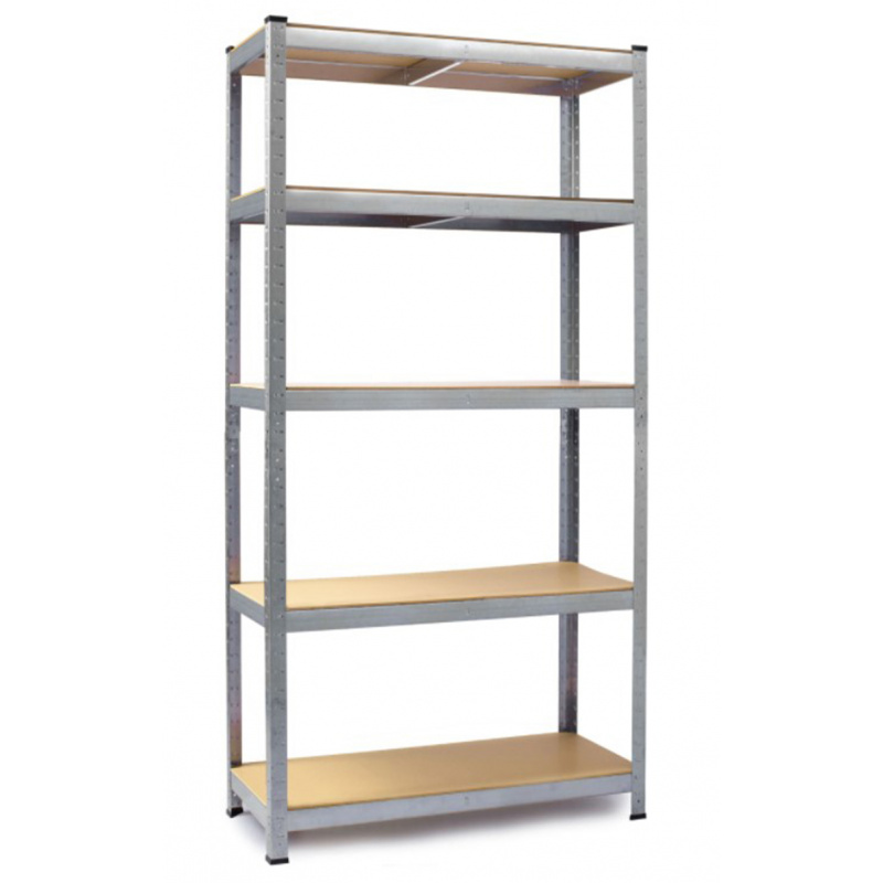 Kynast fém polc 180x90x40 cm 5 polc Ezüst