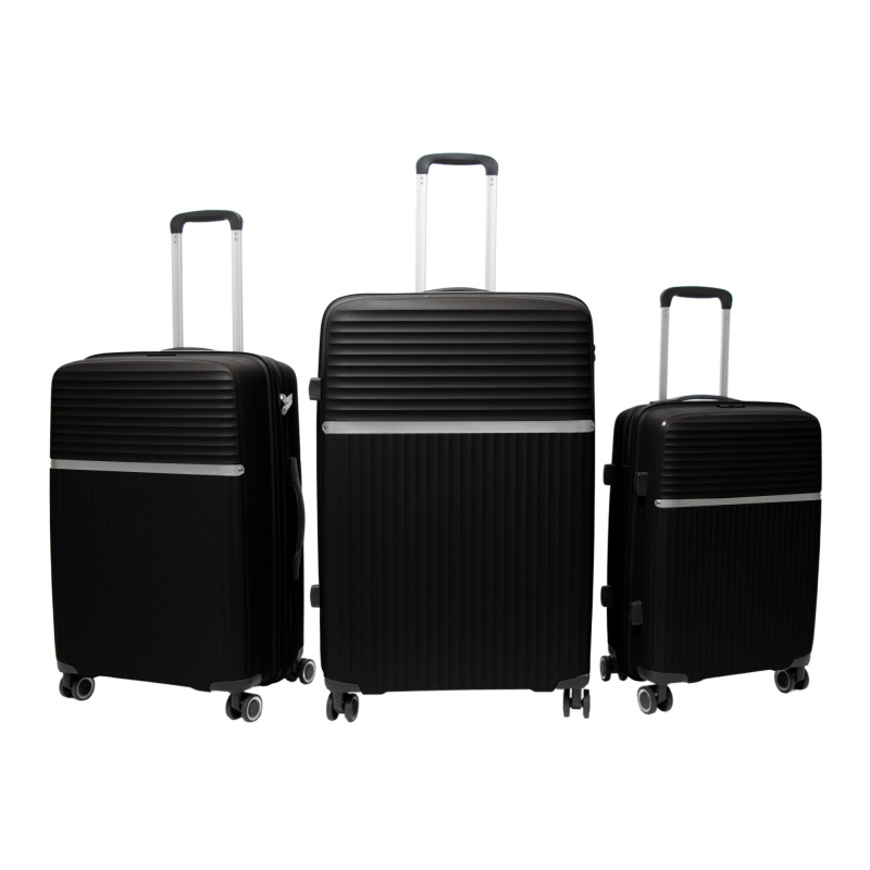 Aga Travel Utazási bőröndkészlet MR4679 Fekete