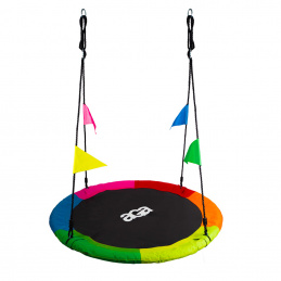 Aga Függő hintakör 110 cm Hatszínű zászlókkal