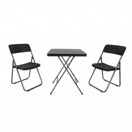 Linder Exclusiv Kerti szett BISTRO SET Fekete