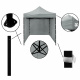 Aga Ollós sátor PARTY 3x3m Szürke