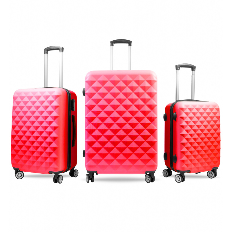 Aga Travel Utazóbőrönd készlet MR4655 Piros