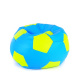 Aga Ülőtáska BALL XXXL Világoszöld - Világoskék + lábtartó