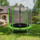 Aga SPORT TOP Trambulin 180 cm Világoszöld + védőháló