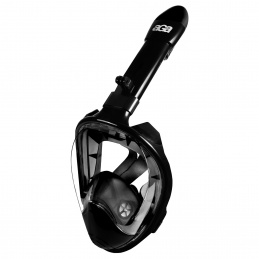 Aga Teljes arcot fedő búvármaszk L/XL Fekete/Fekete