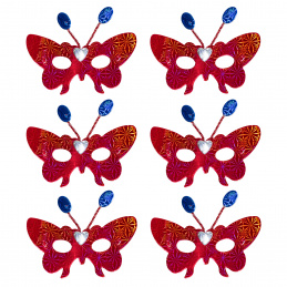 Aga4Kids Gyerek álarcok DS942R 6 db