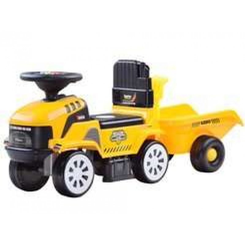 TRAKTOR Lökhárító pótkocsival ZA3746 - Sárga