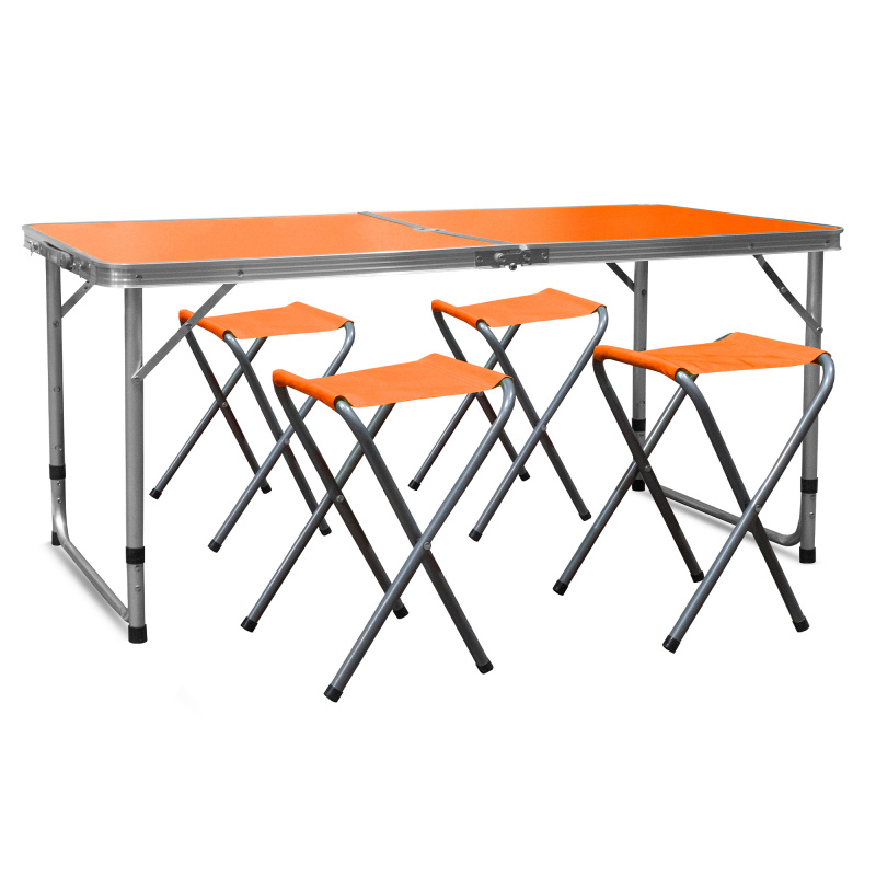 Aga Camping összecsukható készlet Narancs