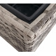 Aga Rattan virágtartó 81x27x27 cm