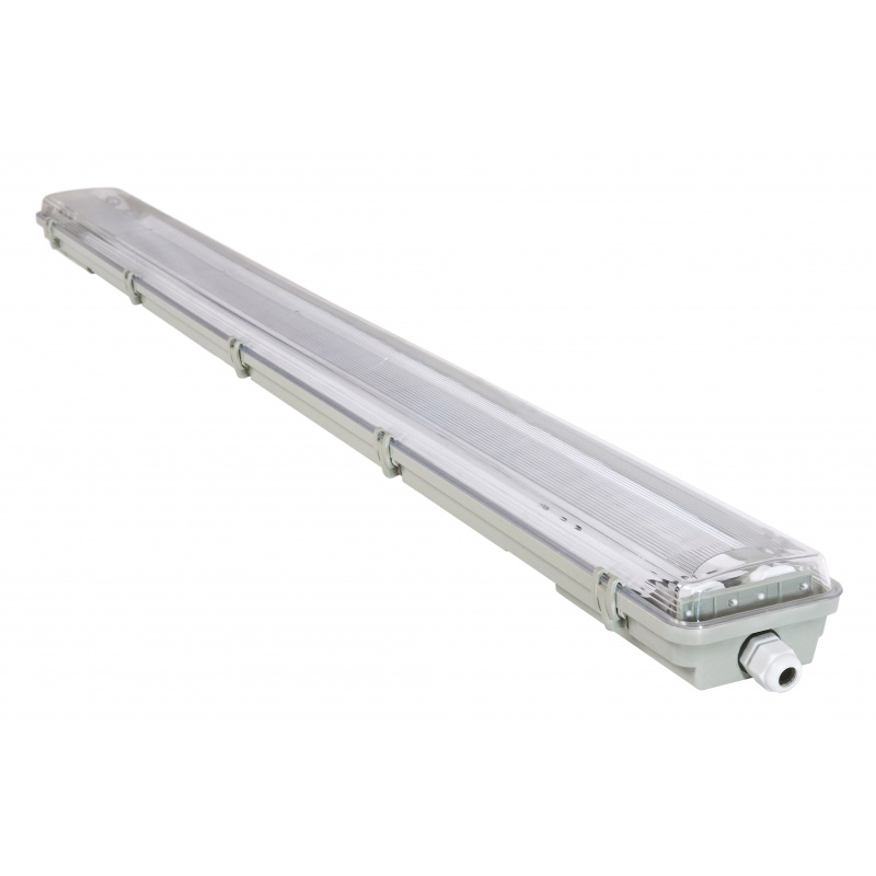 LED cső lámpatest mini lemez - T8 - 2x120cm - 230V - IP65