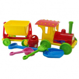 Doloni Műanyag vonat kocsival + homok készlet