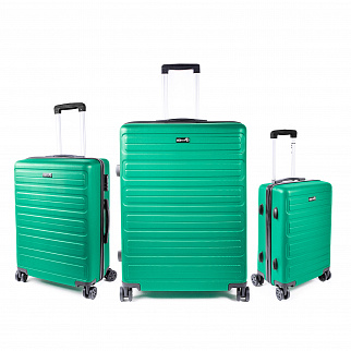 Aga Travel Bőröndkészlet MR4657 Sötétzöld