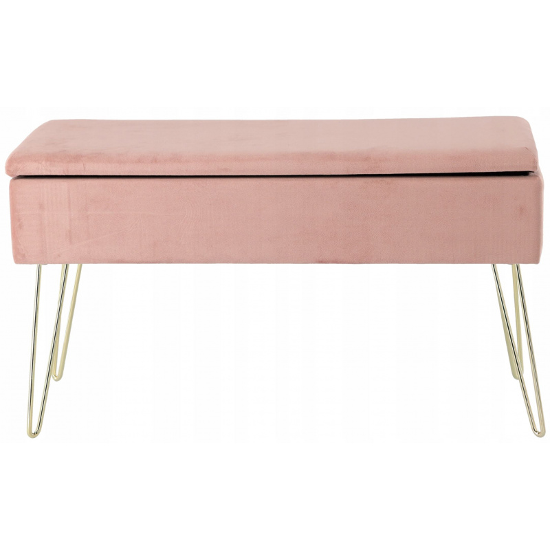 Aga Taburet tárolóhellyel Rózsaszín