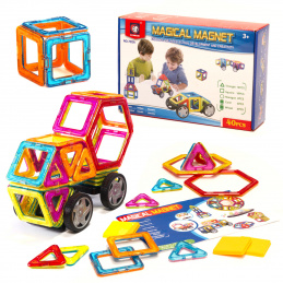 Aga Mágneses építőkészlet Magical magnet 40 db