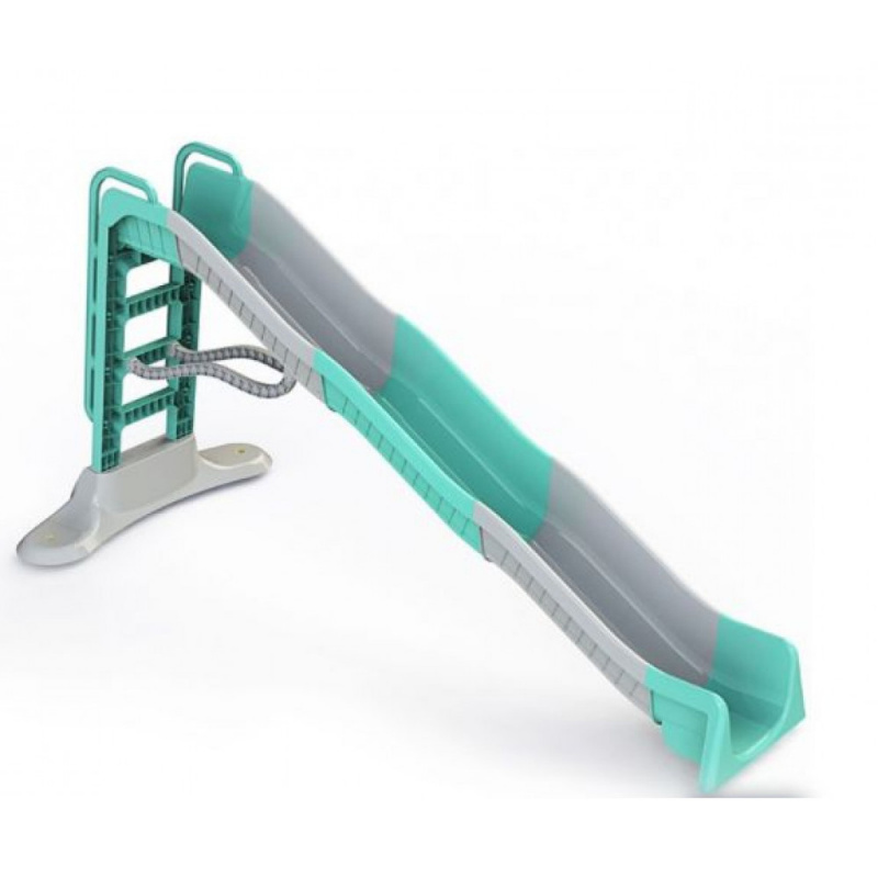 Doloni csúszda fogantyúval + vízcsatlakozás 400 cm Szürkészöld