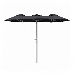 Linder Exclusiv Kerti napernyő 300x150x220 cm Sötétszürke