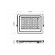 LED reflektor PREMIUM LINE - 50W - IP65 - semleges fehér