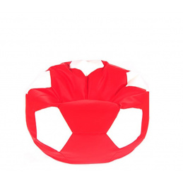 Aga kanapé táska BALL XXXL fehér - piros