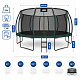Aga SPORT EXCLUSIVE Trambulin 500 cm Sötétzöld + védőháló + létra