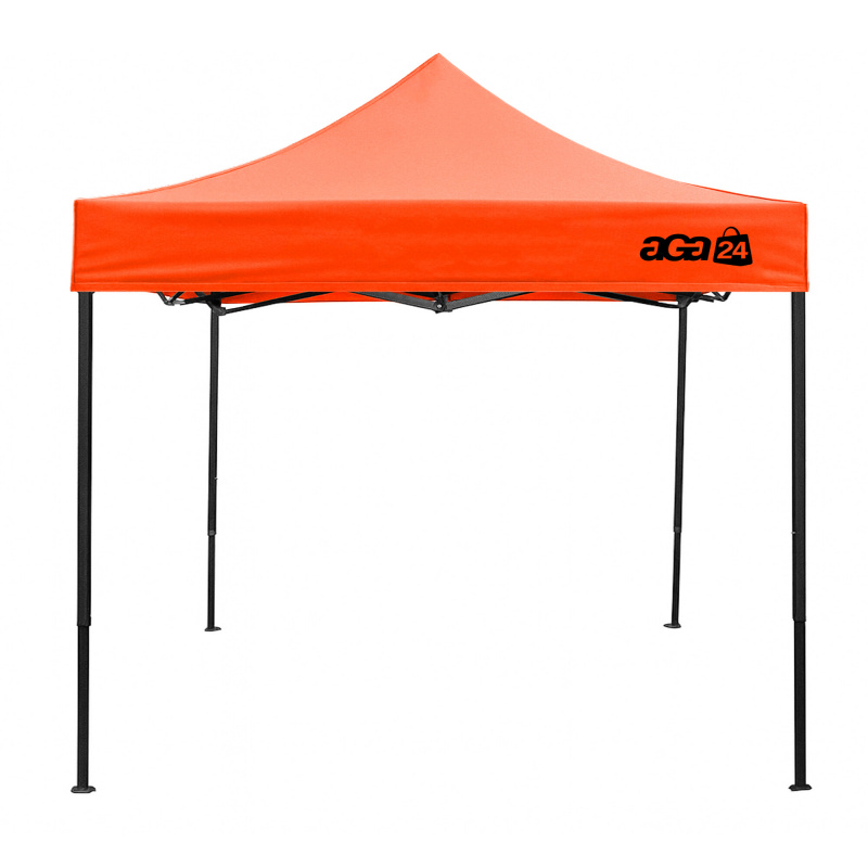 Aga Eladási stand oldalfalak nélkül 3×3 m Narancssárga