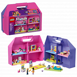 LEGO® Friends 42697 Kreatív, bőröndalakú babaház