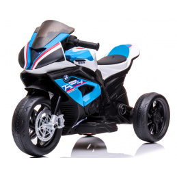 BMW HP4 motorkerékpár kék, lítium-ion akkumulátoros motorkerékpár