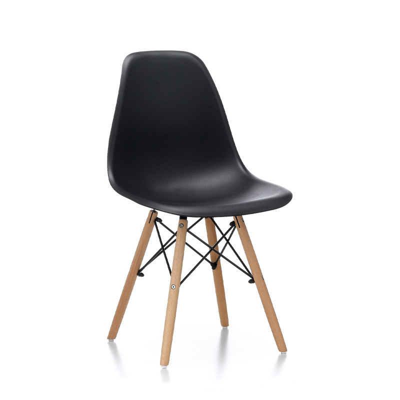 Aga étkezőszék fekete