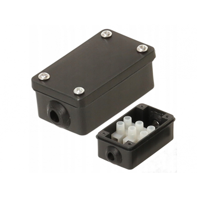 Elektromos elosztó doboz IP68 fekete