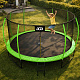 Aga SPORT EXCLUSIVE Trambulin 430 cm Világoszöld + védőháló + létra