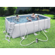 Bestway Power acélkeretes medence  4,12 x 2,01 x 1,22 m 56456 + szűrőbetétes szűrés