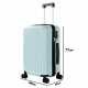 Aga Travel Utazóbőrönd 77x48x30 cm MR4668 Kék