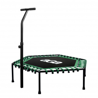 Aga FITNESS Trambulin 130 cm Zöld + fogantyú
