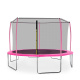Aga SPORT FIT trambulin 430 cm Rózsaszín + belső védőháló