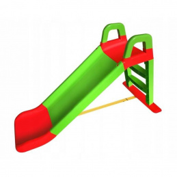 Aga4Kids csúszda fogantyúval 140 cm Zöld és piros