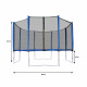 Aga SPORT PRO Trambulin 366 cm Kék + védőháló + létra