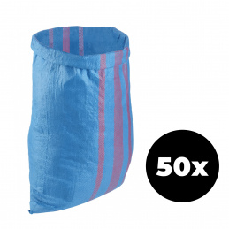 Aga 50x Polipropilén zsák 65x105cm 50kg