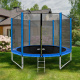 Aga SPORT PRO Trambulin 305 cm Kék + védőháló + létra