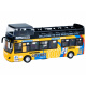 Fém emeletes busz ZA2094 - sárga