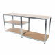 Linder Exclusiv Fém polcrendszer 180x100x60 cm 5 polccal