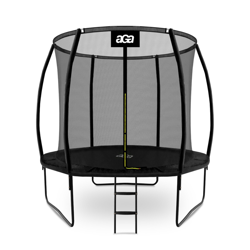Aga SPORT EXCLUSIVE trambulin 250 cm fekete + védőháló + létra