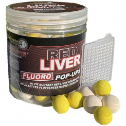Starbaits Lebegő Boilie Fluo Pop Red Liver 14mm 80g