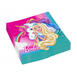 Barbie Papírszalvéta Barbie 33x33cm 20 db