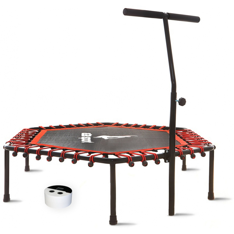 Aga Smart FITNESS trambulin 130 cm piros + fogantyú