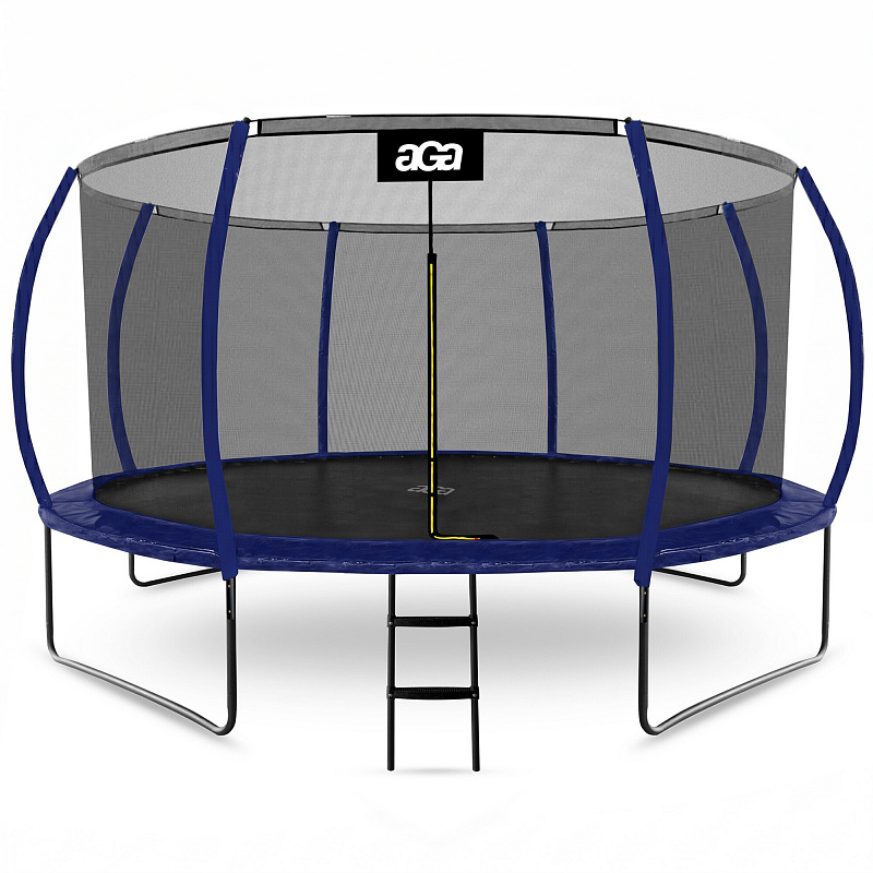 Aga SPORT EXCLUSIVE Trambulin 430 cm Sötétkék + védőháló + létra
